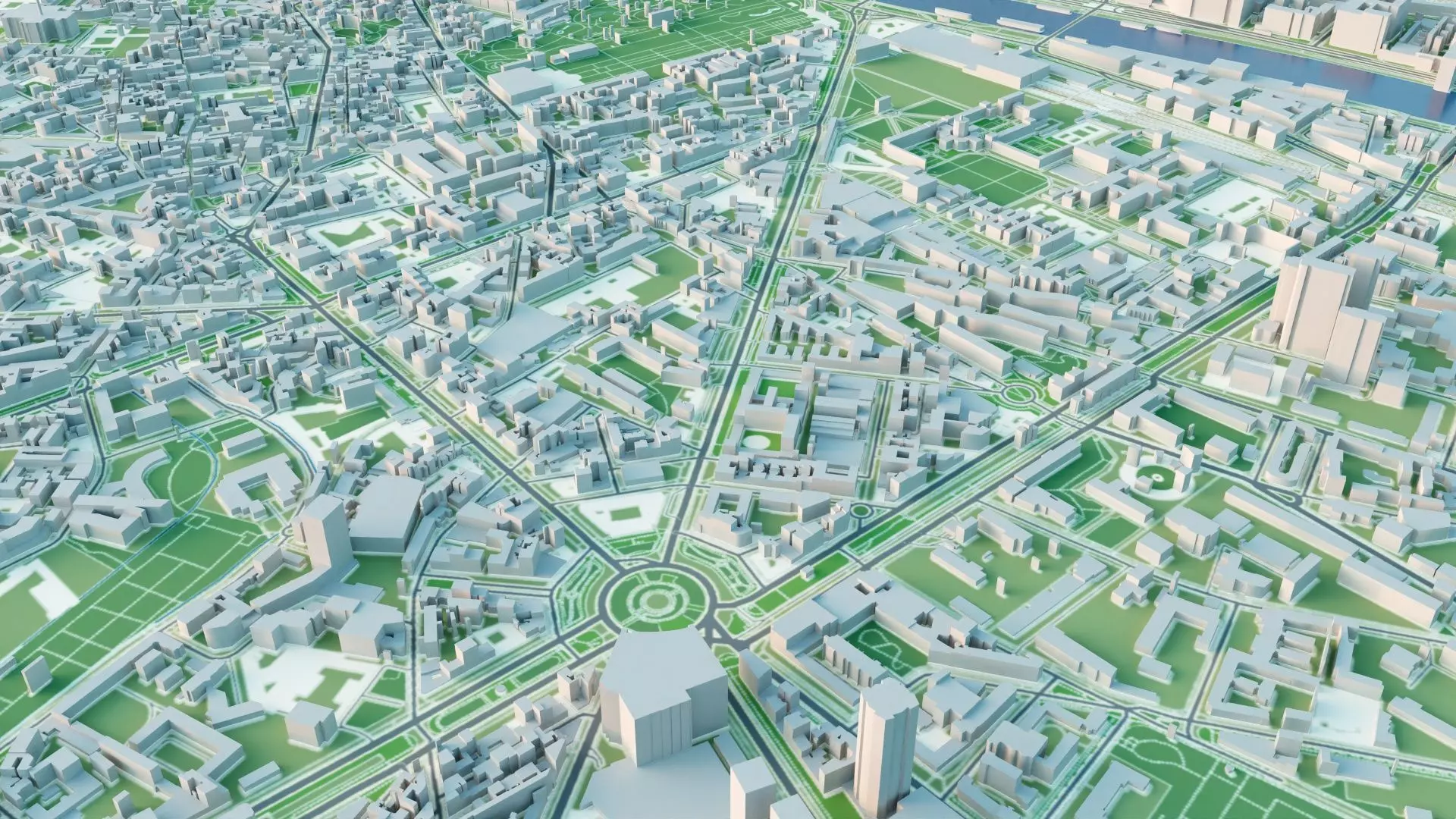 Paris City 3D model_8