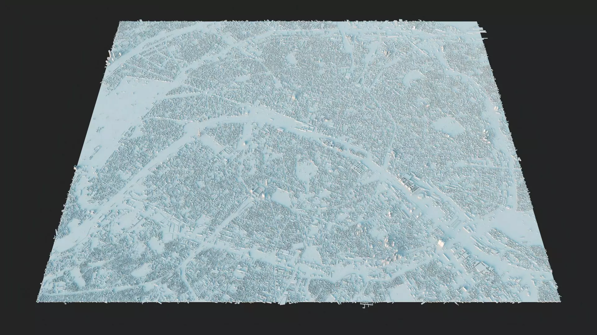 Paris City 3D model_14