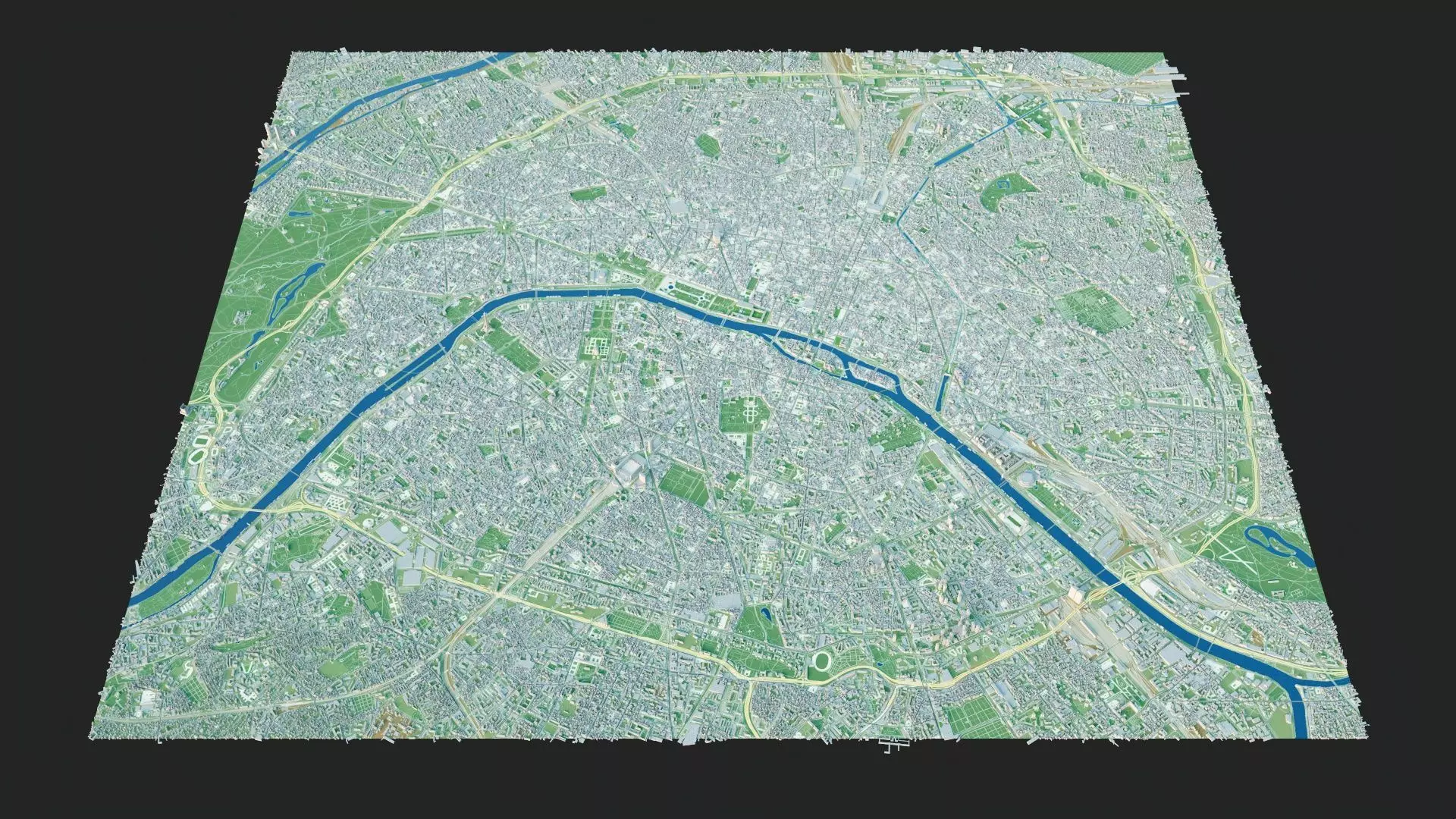 Paris City 3D model_12