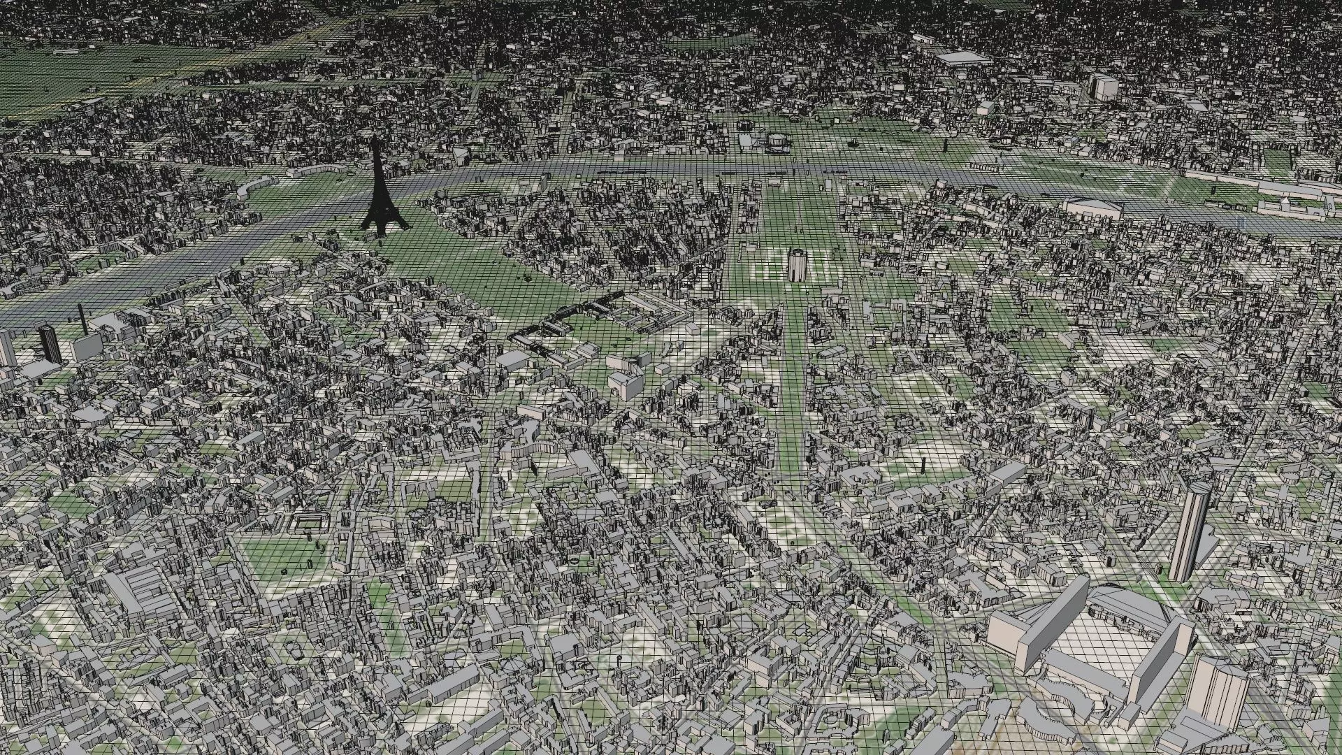 Paris City 3D model_15