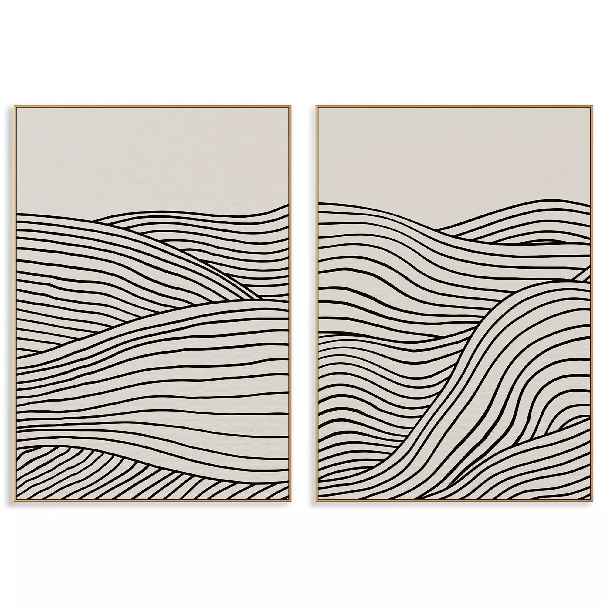 Abstract Painting Frame set 3D model_0