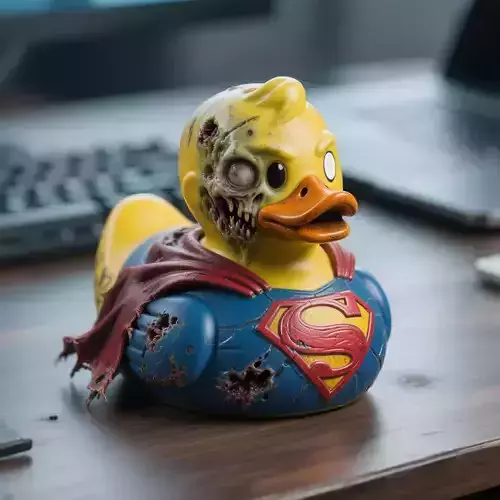 Rubber Duck - Super man - Marval Zombie - 3D print