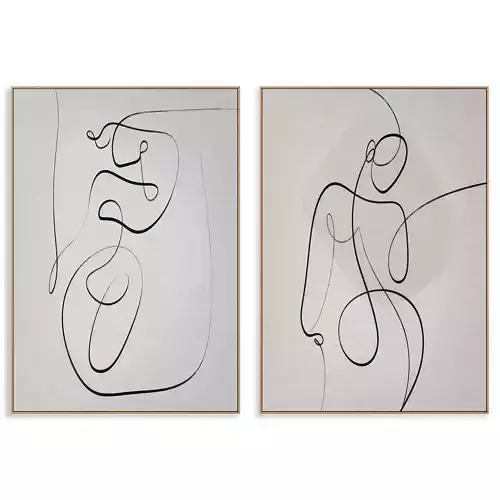 Abstract Painting Frame set