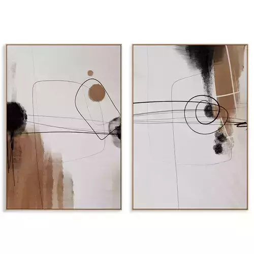 Abstract Painting Frame set