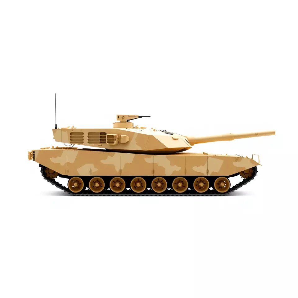 Desert Camouflage Tank model pack Low-poly 3D model_3