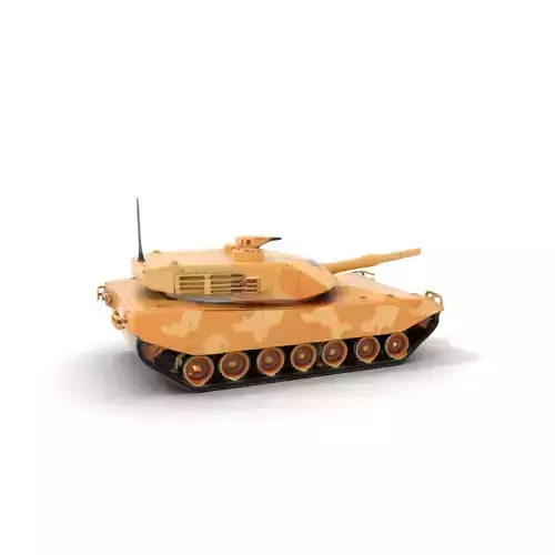 Desert Camouflage Tank model pack Low-poly 3D model