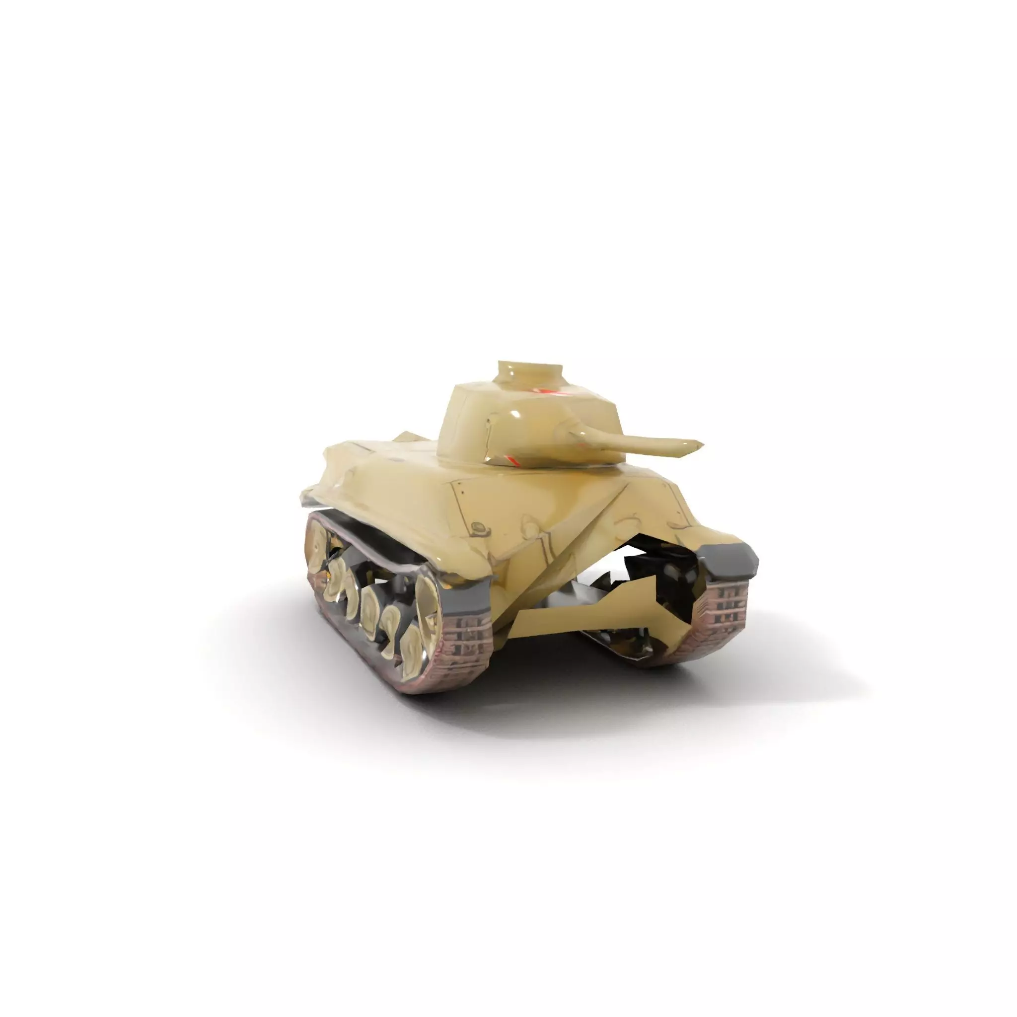 Olive Green Tank model pack Low-poly 3D model_13