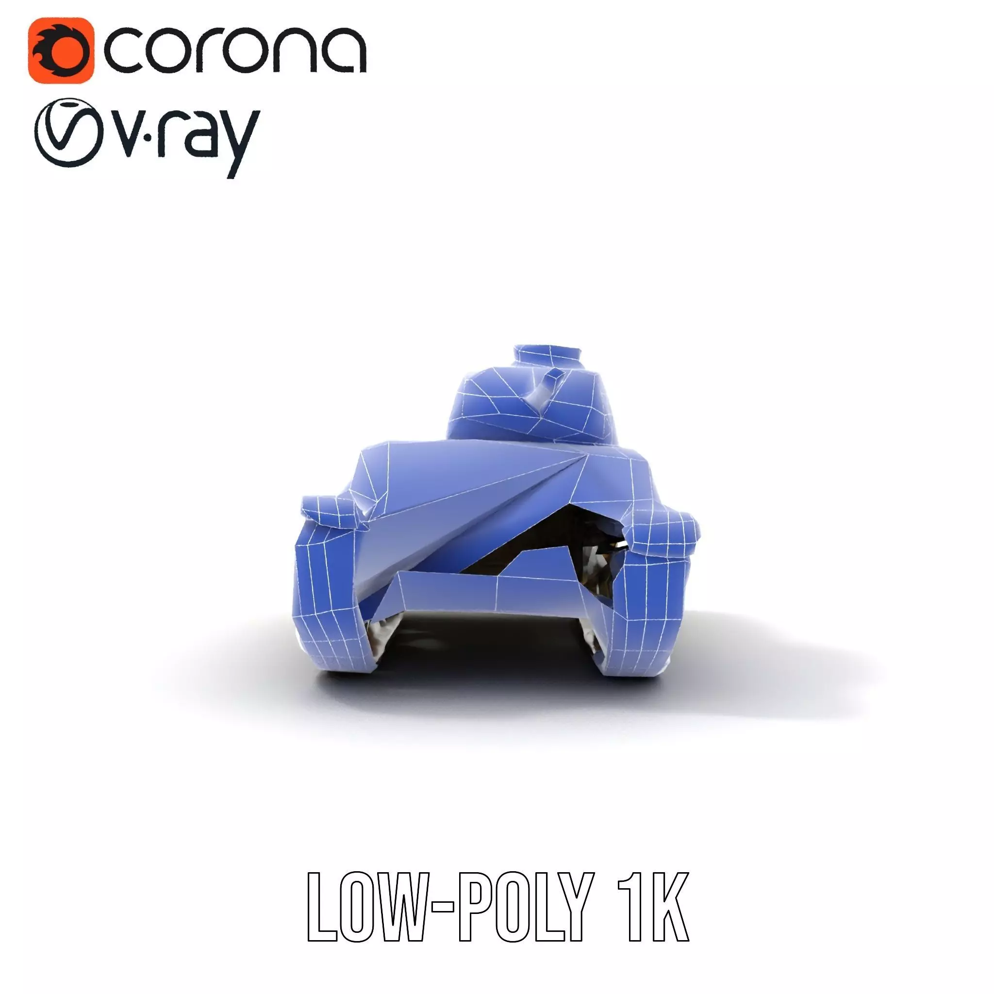 Olive Green Tank model pack Low-poly 3D model_26