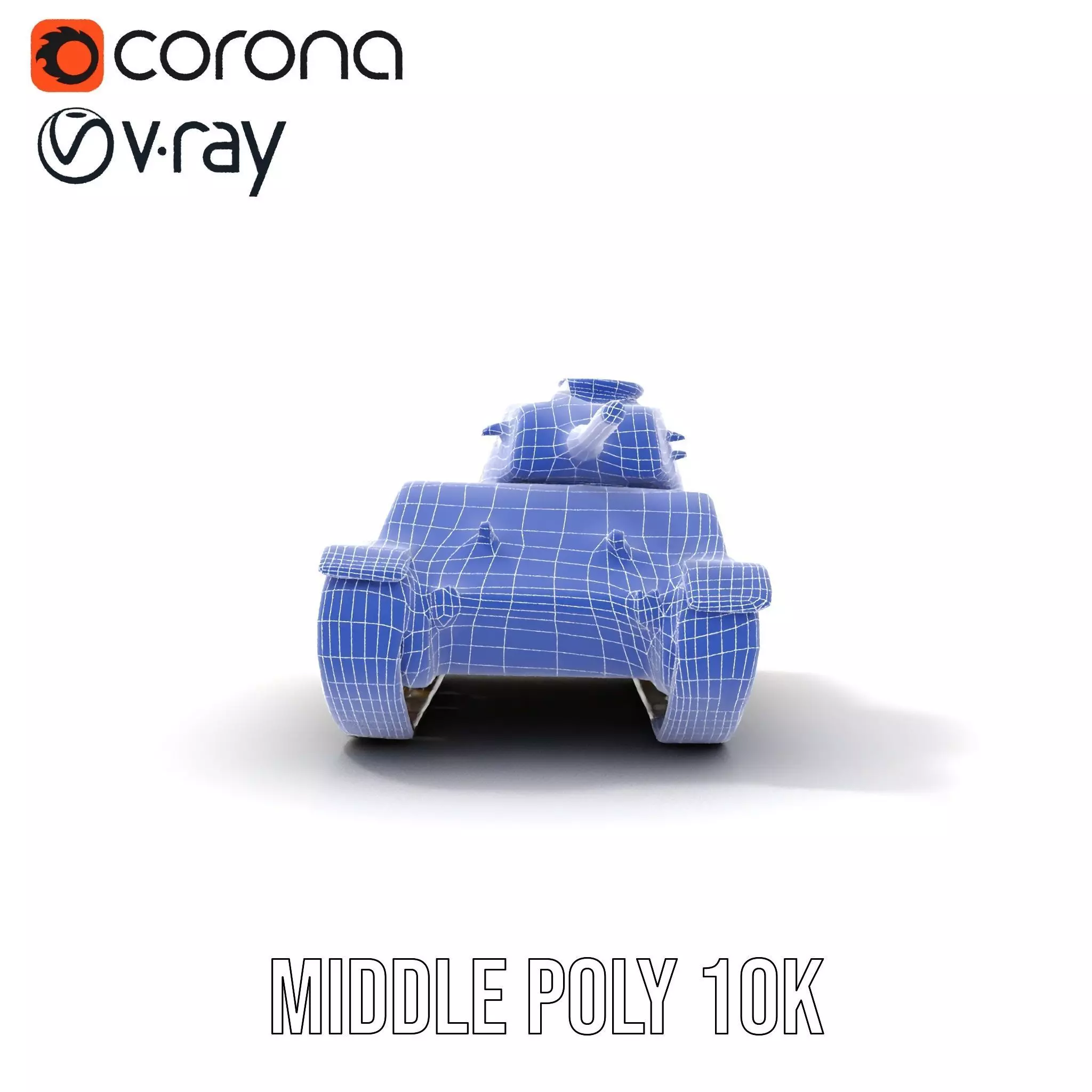 Olive Green Tank model pack Low-poly 3D model_25