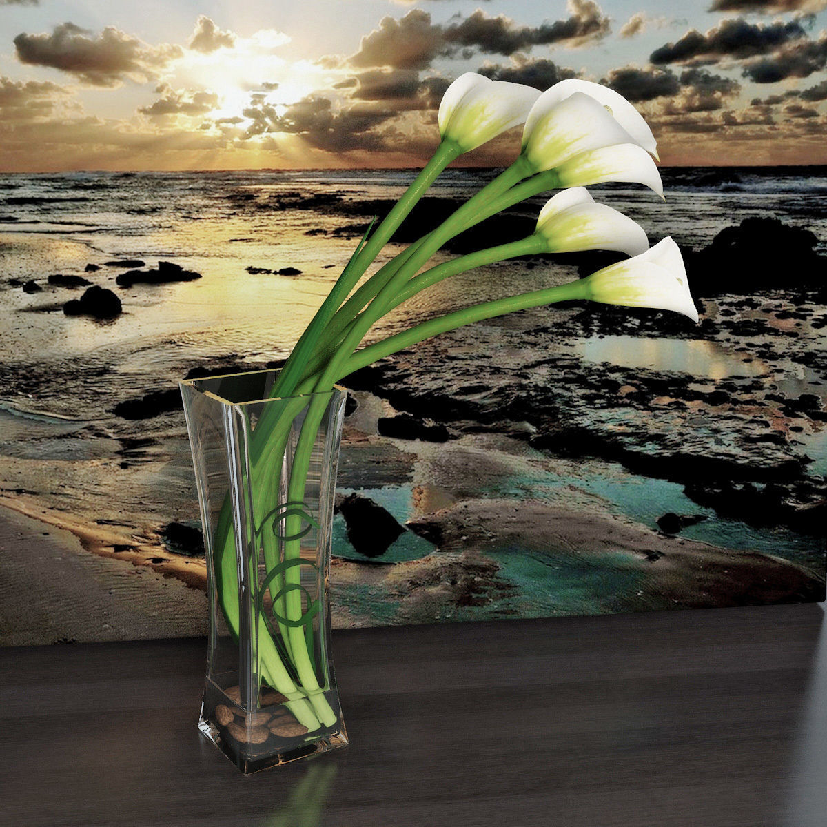 Calla lily 03 3D model_11