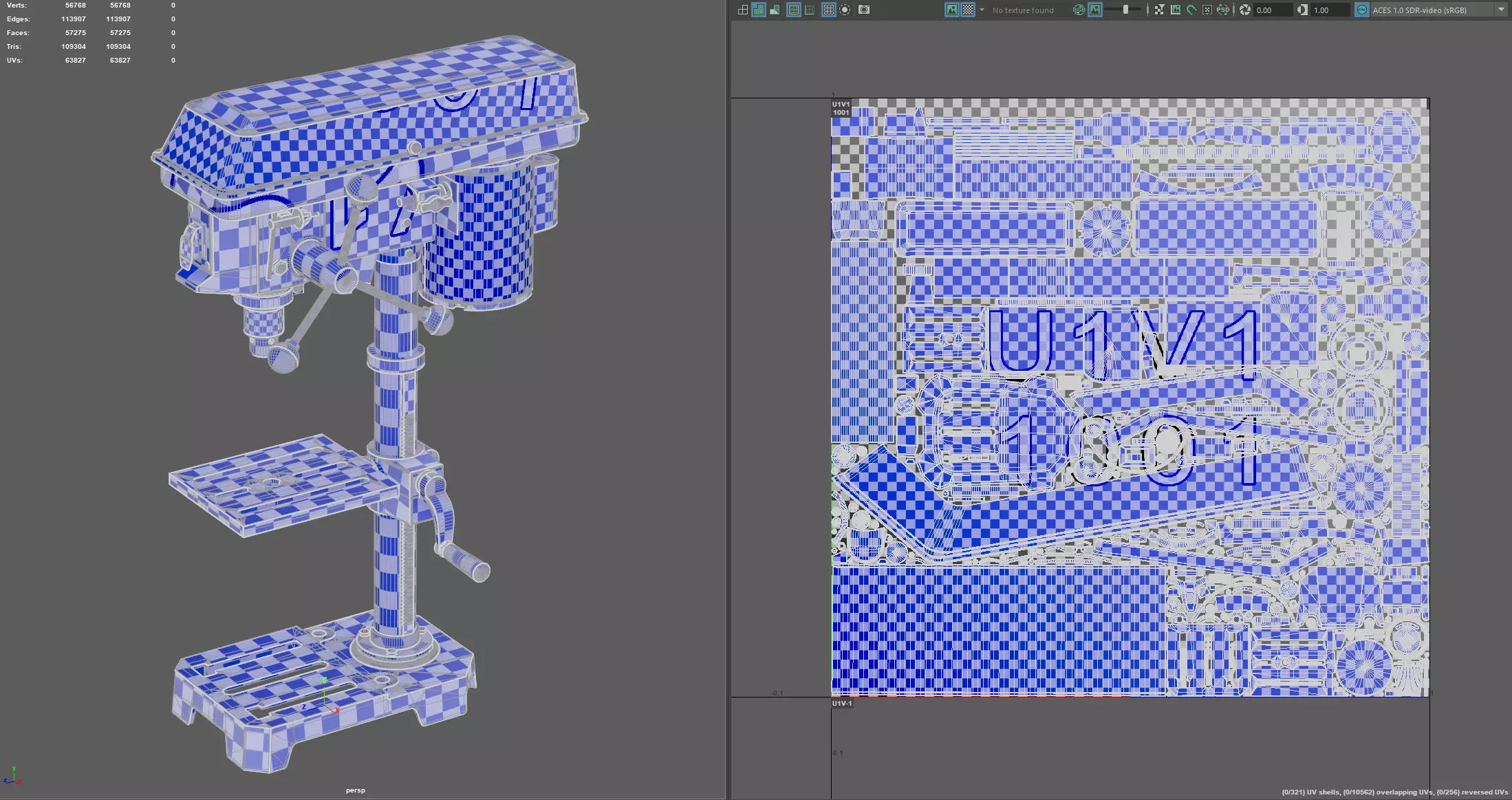 Worktable Benchtop Drill Press Machine 3D model_17