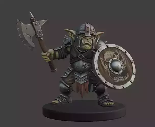Goblin Warrior 3D Model