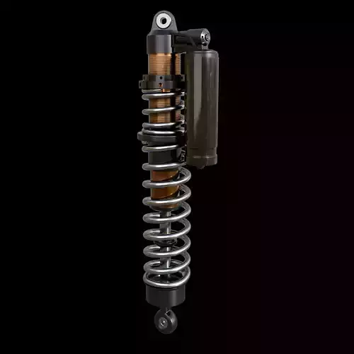 coilover shock absorber 3D model