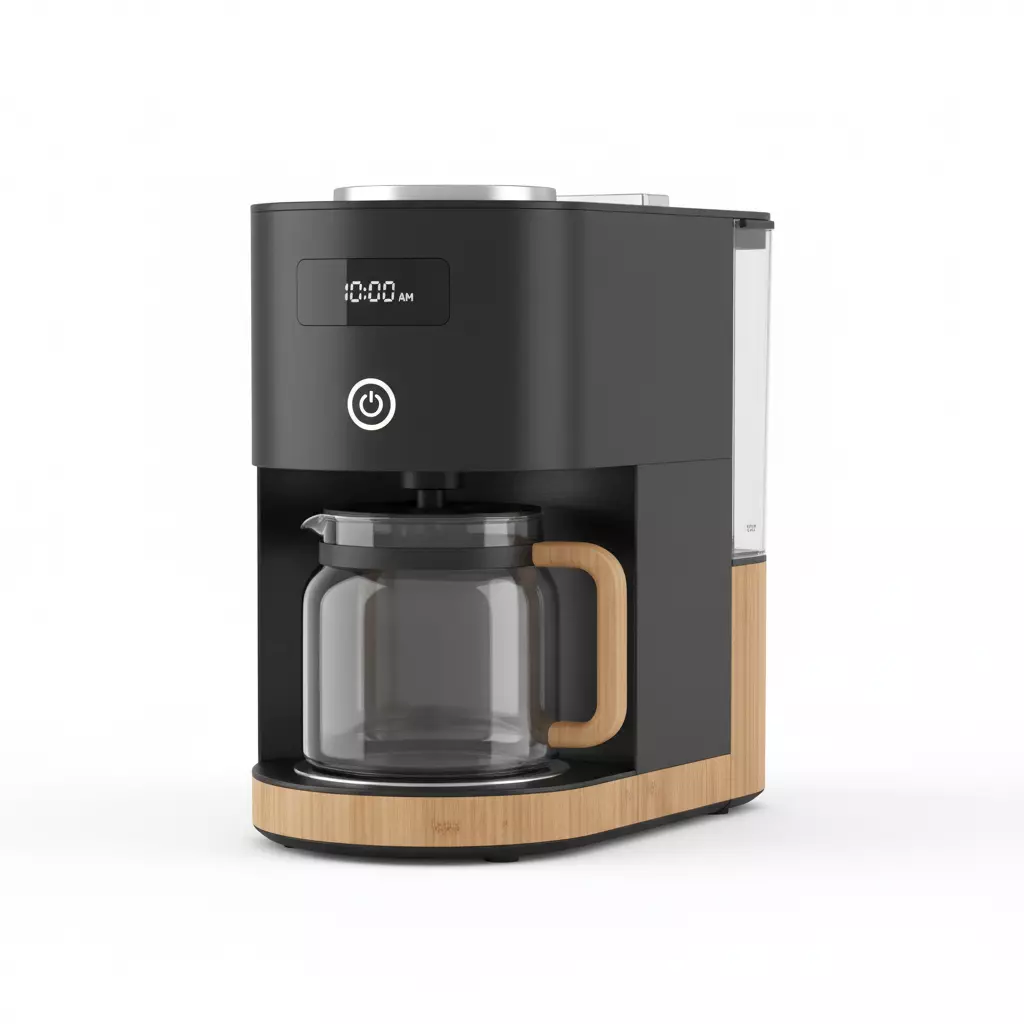 Simple Coffee Machine Free low-poly 3D model_0