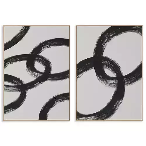 Abstract Painting Frame set
