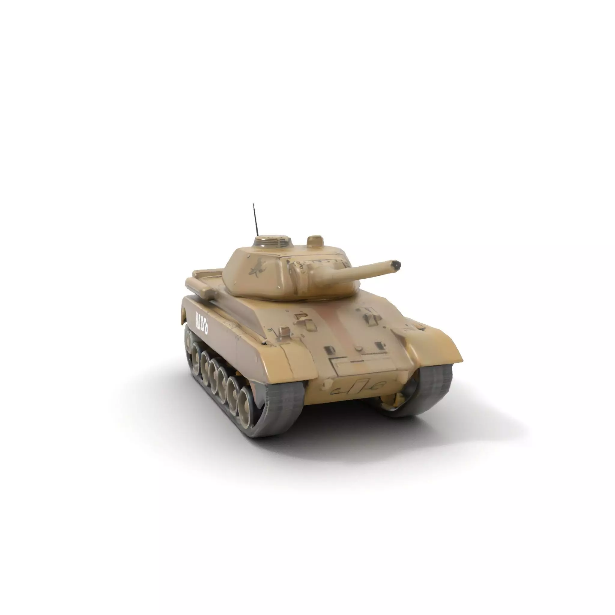 Desert Storm Tank model pack Low-poly 3D model_6