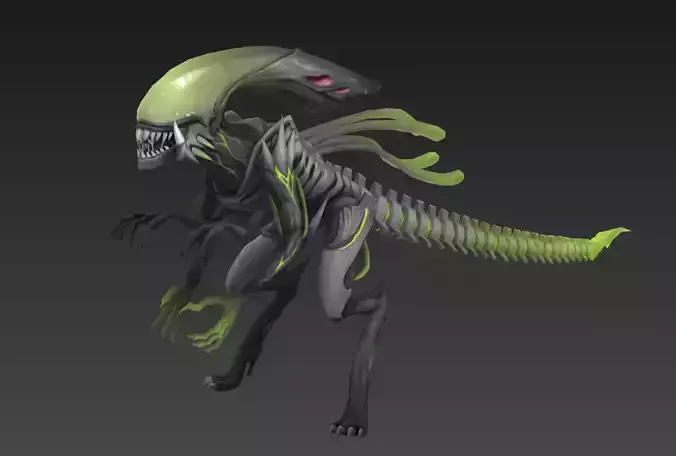 special shaped Low-poly 3D model
