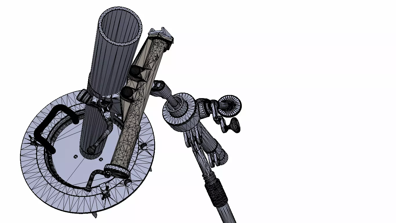 Morta 152 CM Low-poly 3D model_9