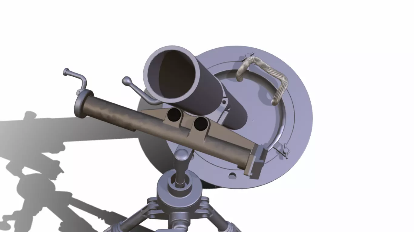 Morta 152 CM Low-poly 3D model_1