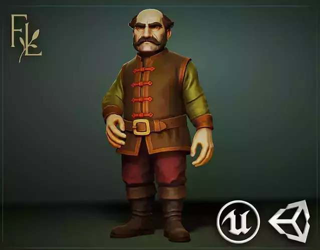 Merchant - Game ready character