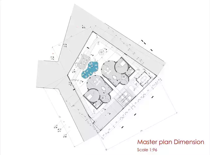 Arabic Siwa Osis style chalet design  3D model 7