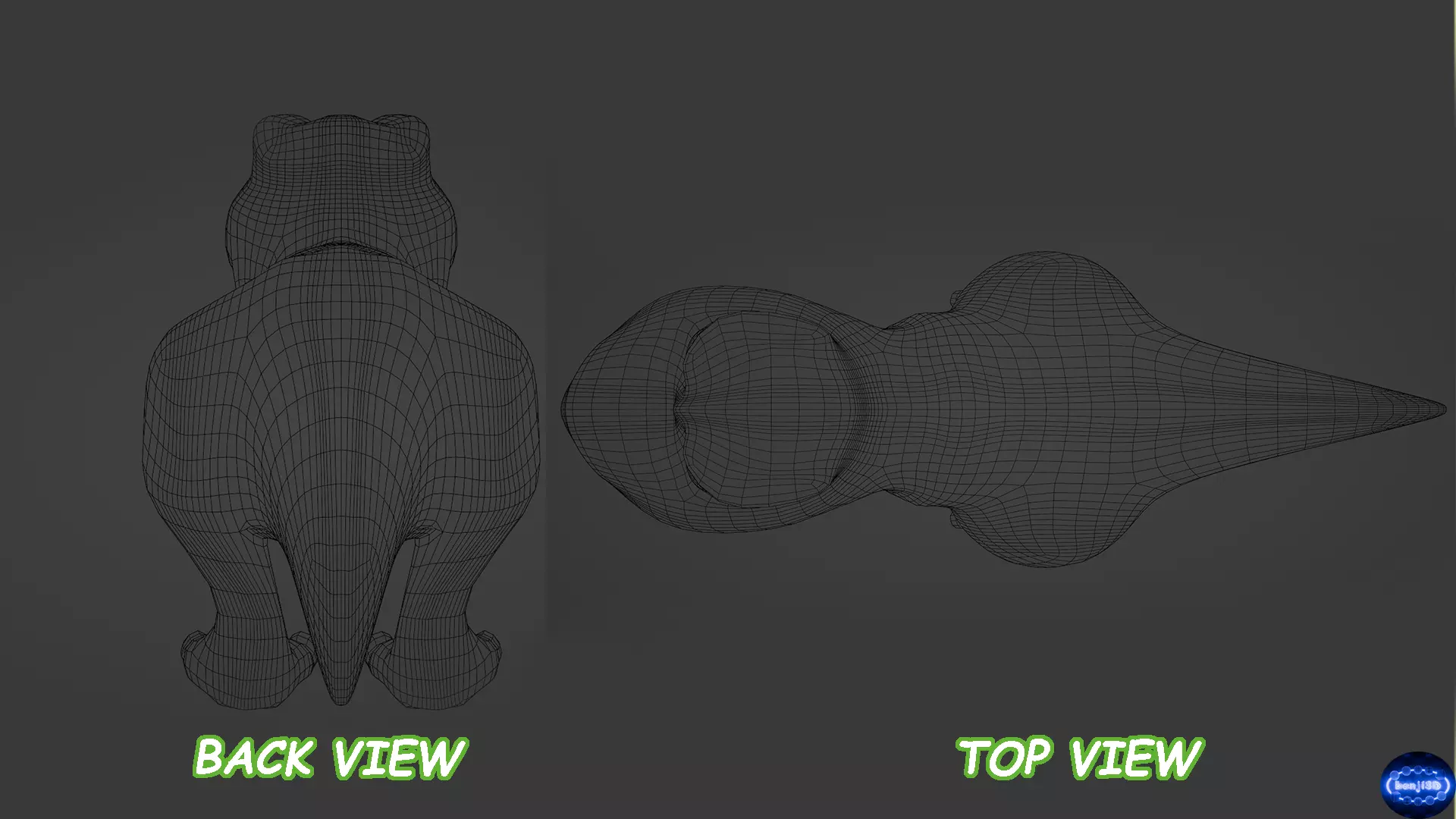 Cartoon Style T-rex 3D model_5