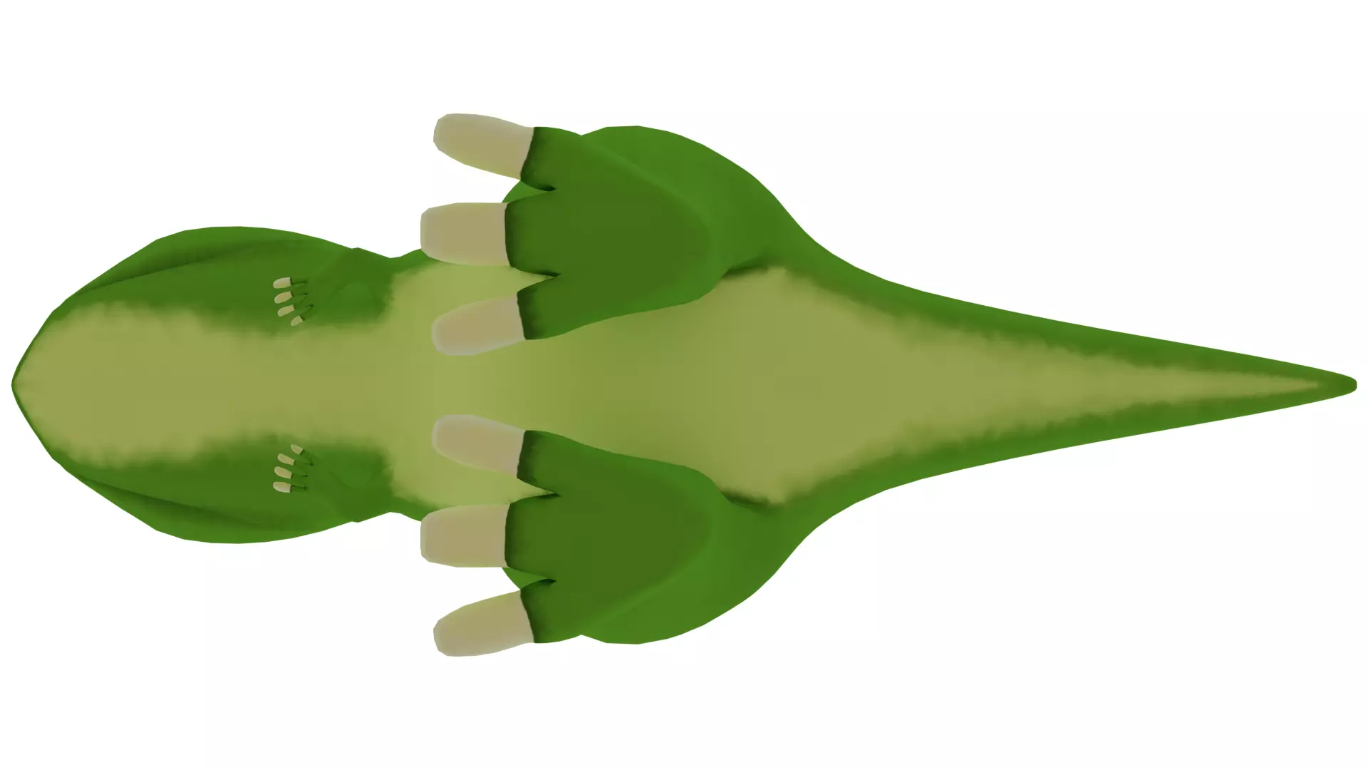 Cartoon Style T-rex 3D model_14