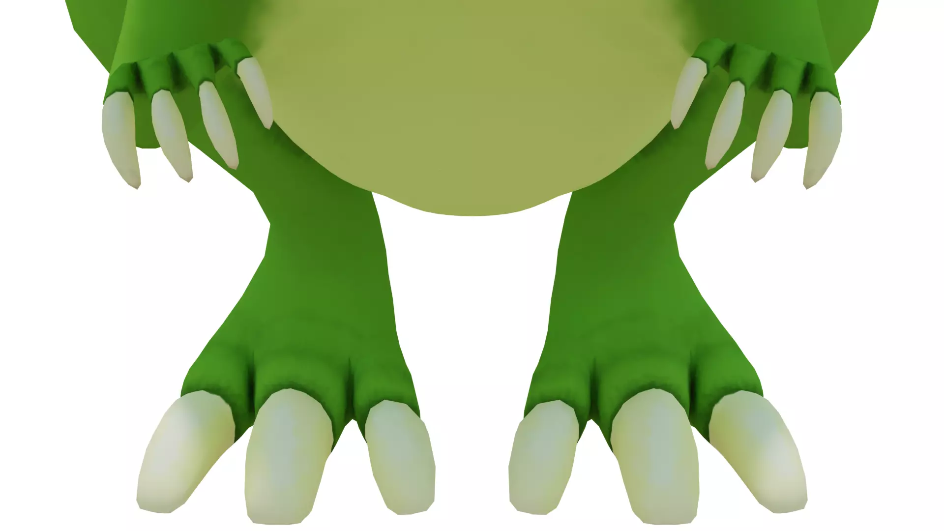 Cartoon Style T-rex 3D model_12