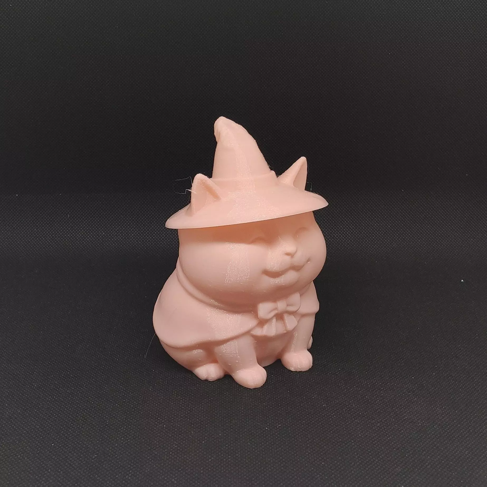 Whimsical Witch Cat Pot Candy Bowl Pen Holder or Tea Light Cup 3D print model_0