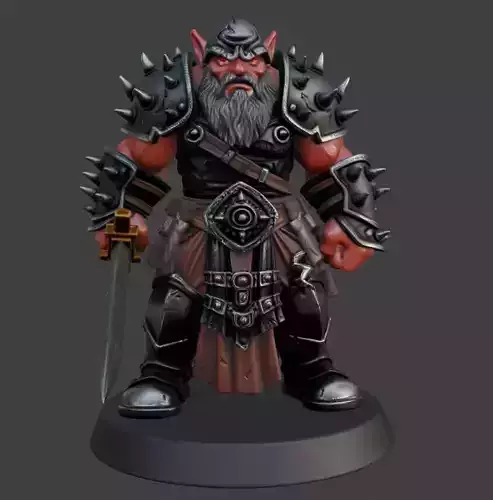 Orc Berserker 3D Model
