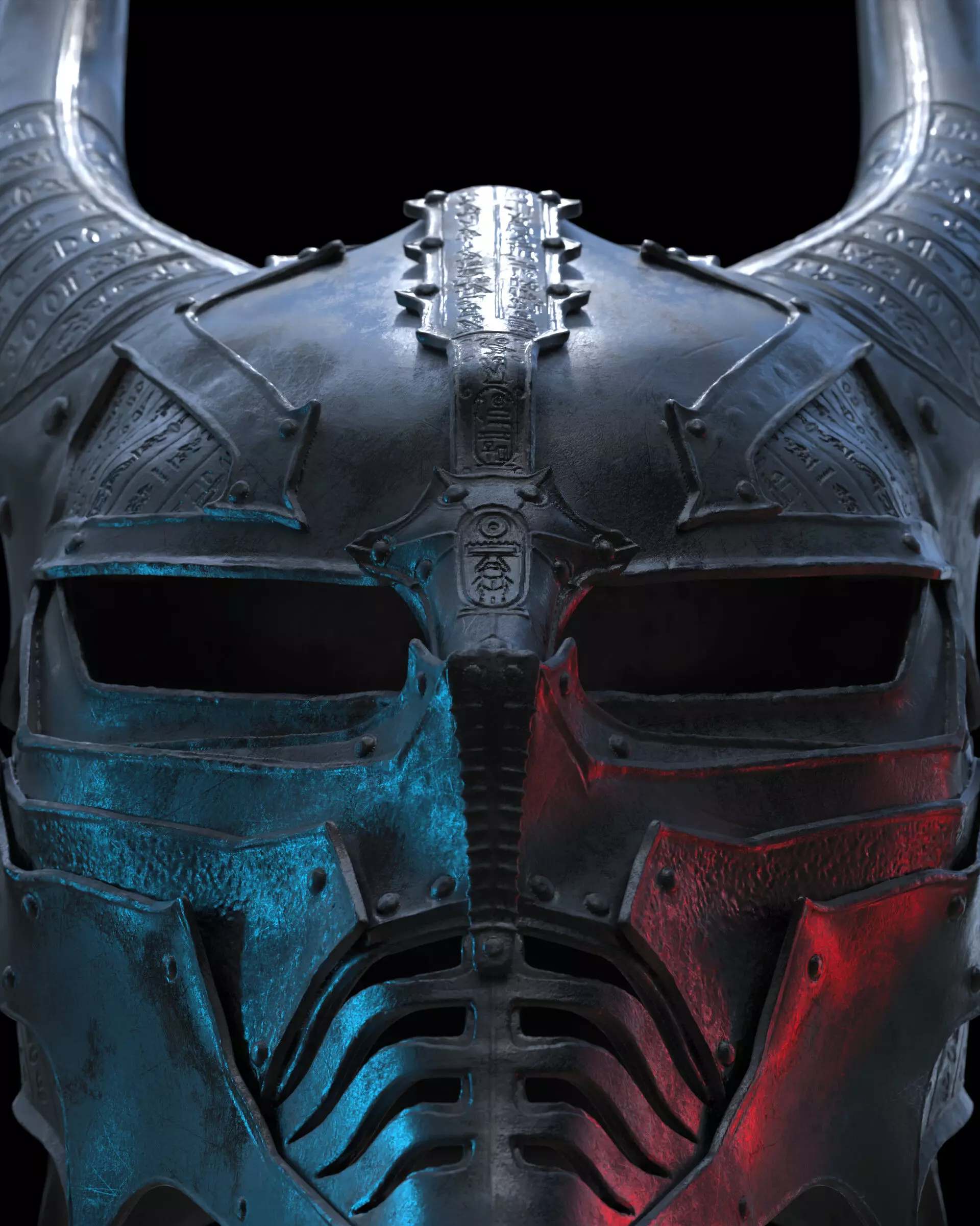 Anubis mask X 3D print model_8