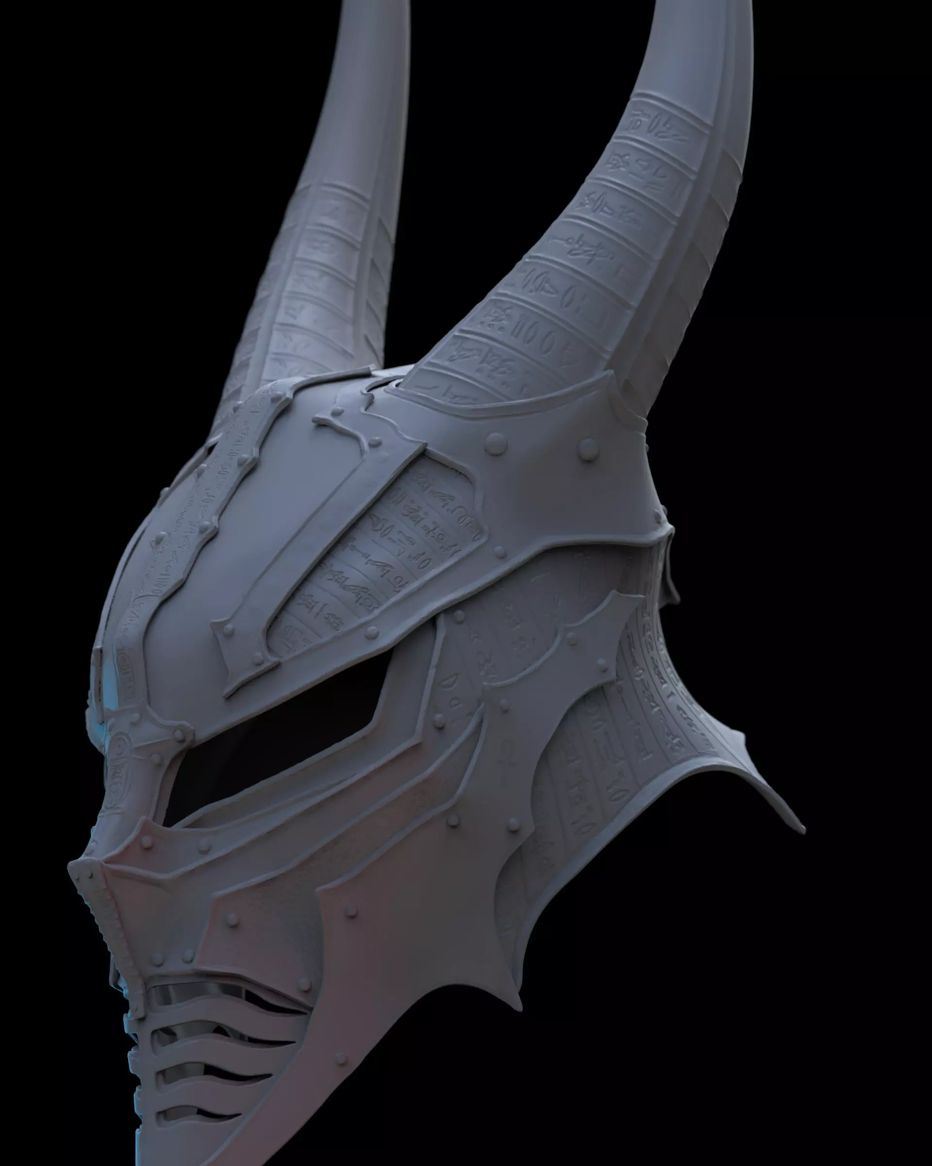 Anubis mask X 3D print model_14