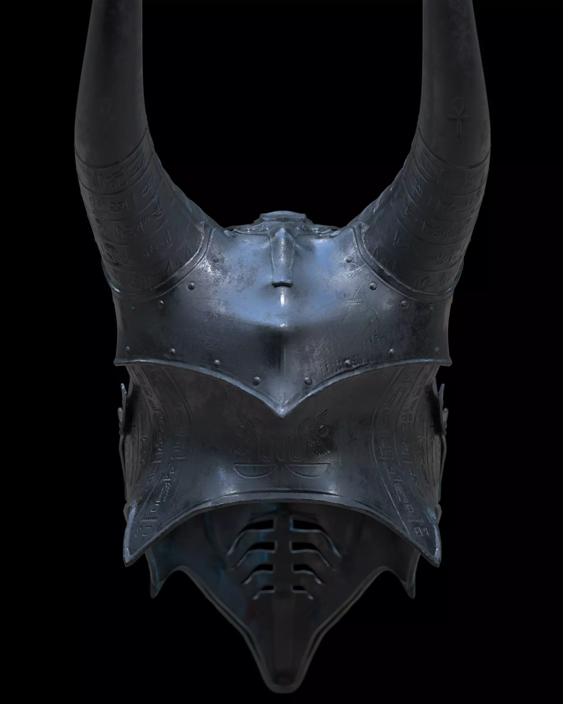 Anubis mask X 3D print model_13