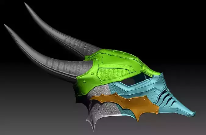 Anubis mask X 3D print model