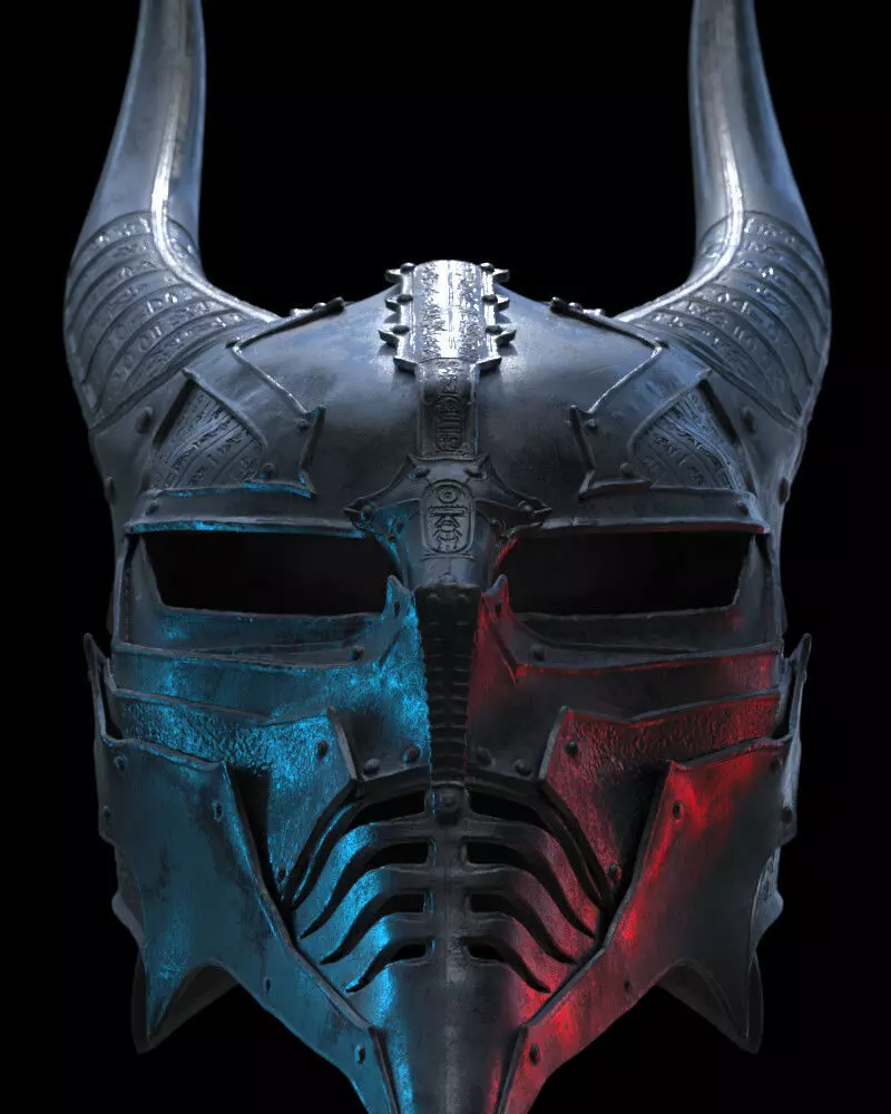 Anubis mask X 3D print model_7