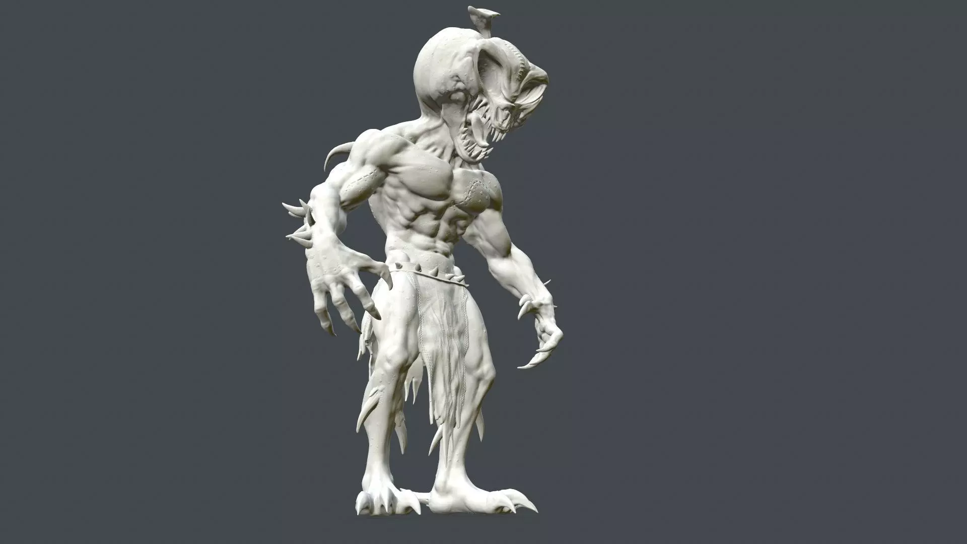 Horrors Pumpkin Jack STL      3D print model_10