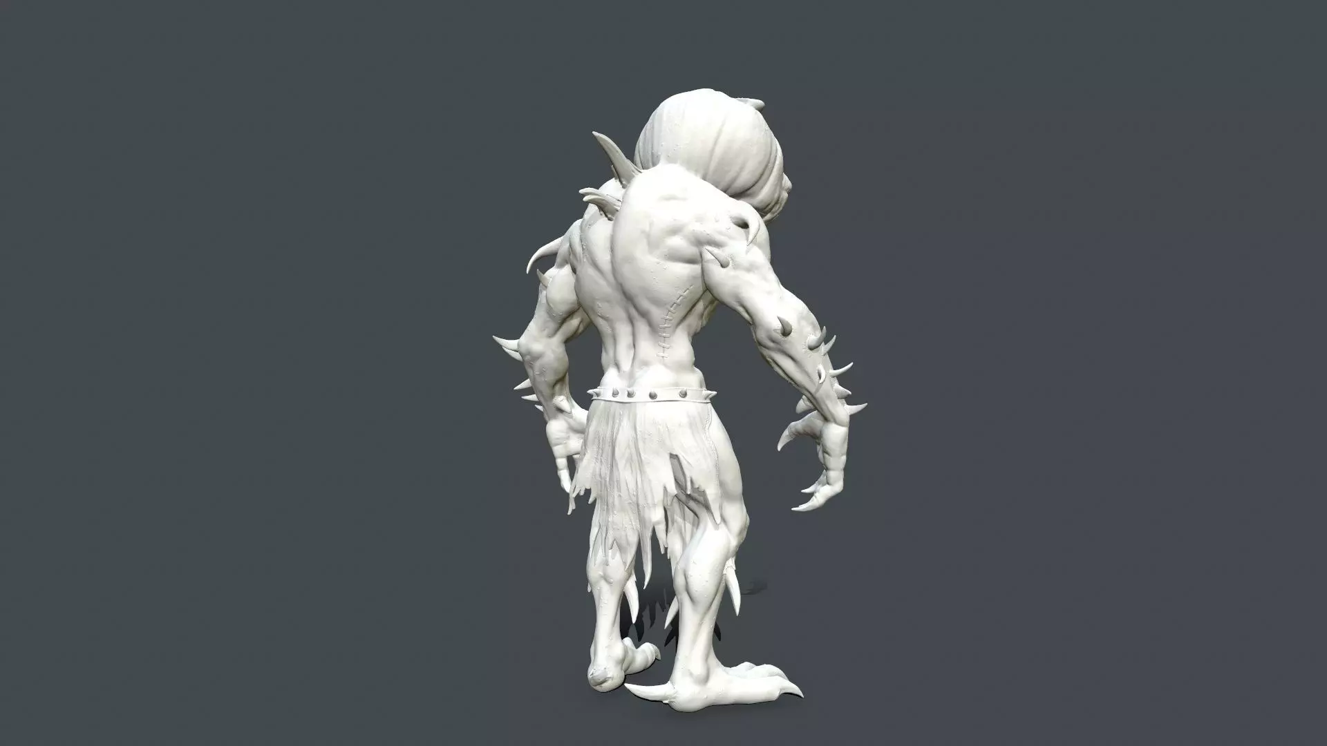 Horrors Pumpkin Jack STL      3D print model_14