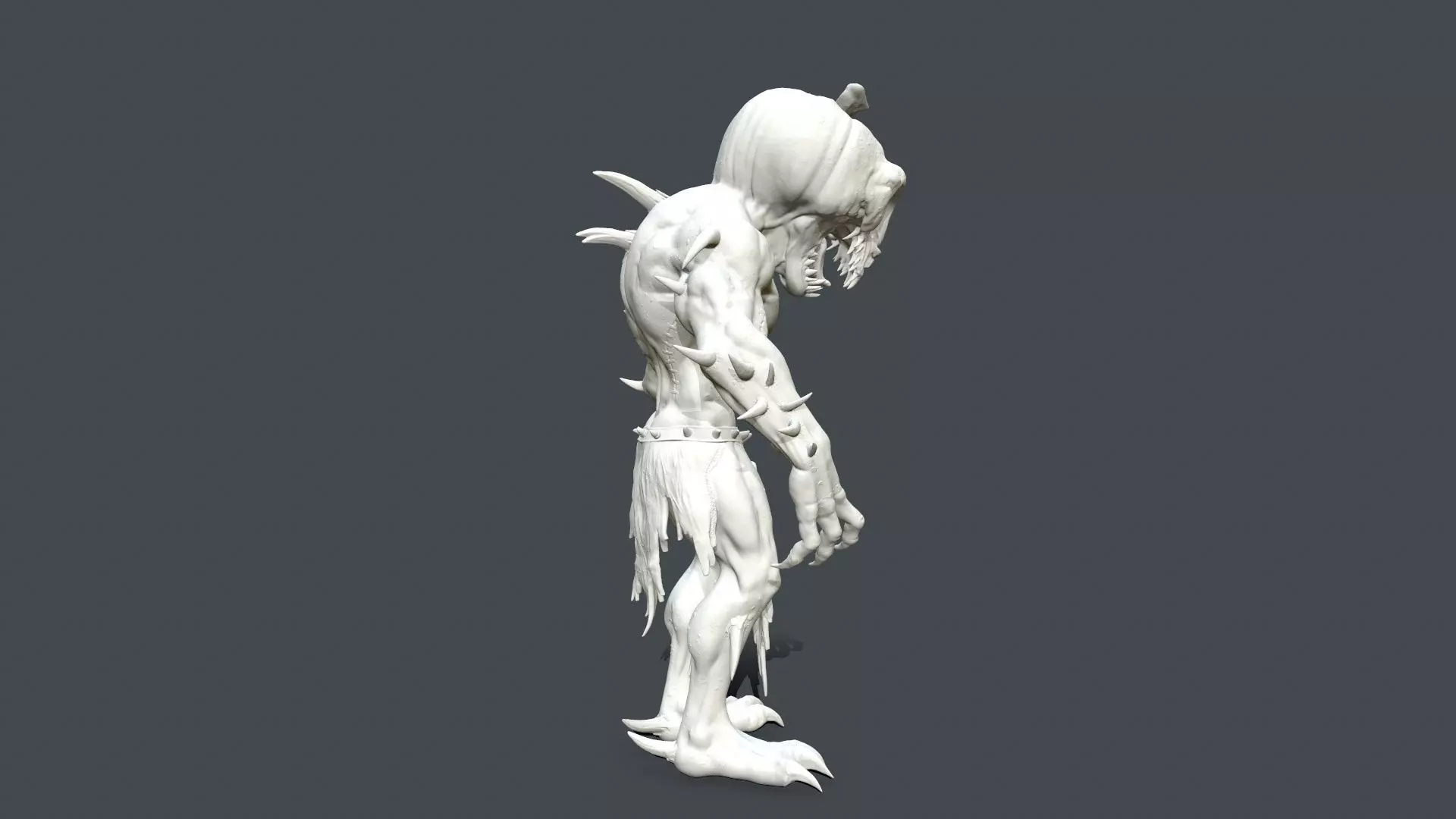 Horrors Pumpkin Jack STL      3D print model_13