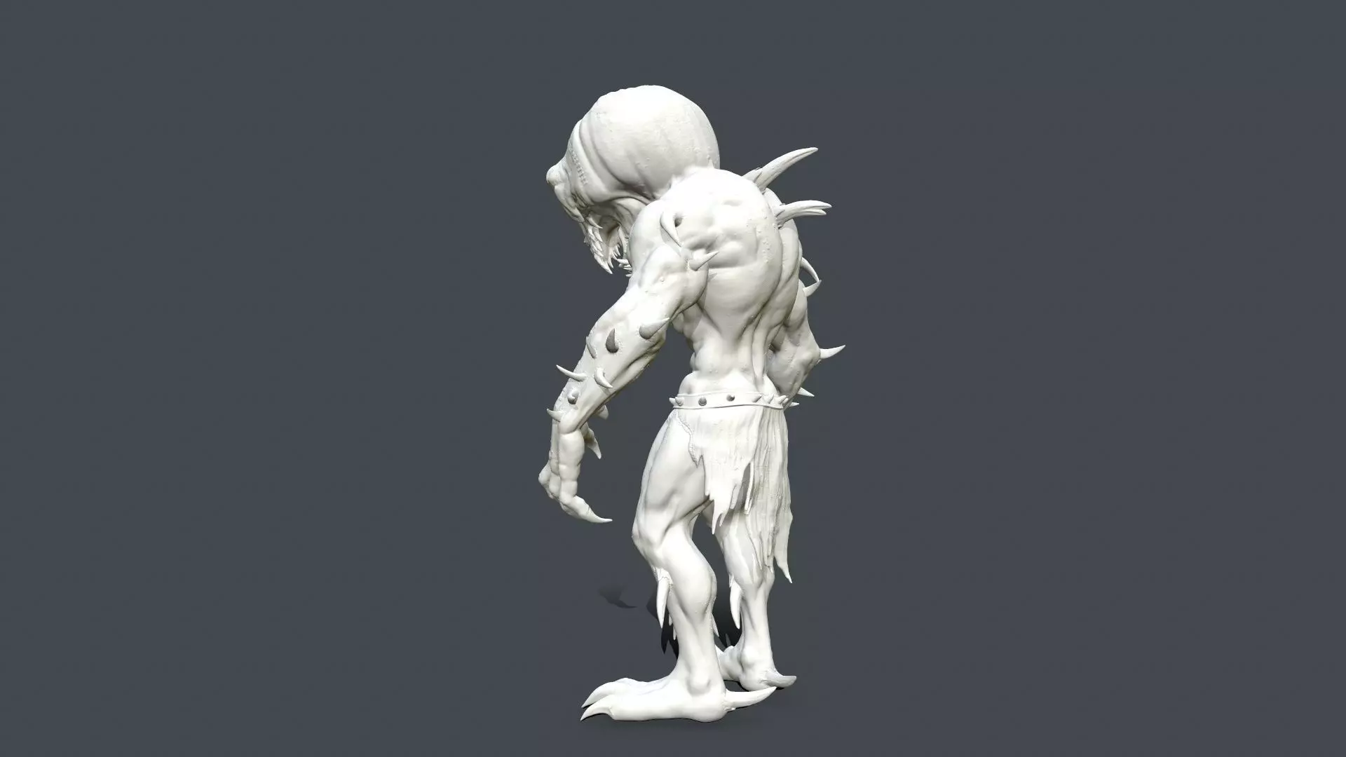Horrors Pumpkin Jack STL      3D print model_16