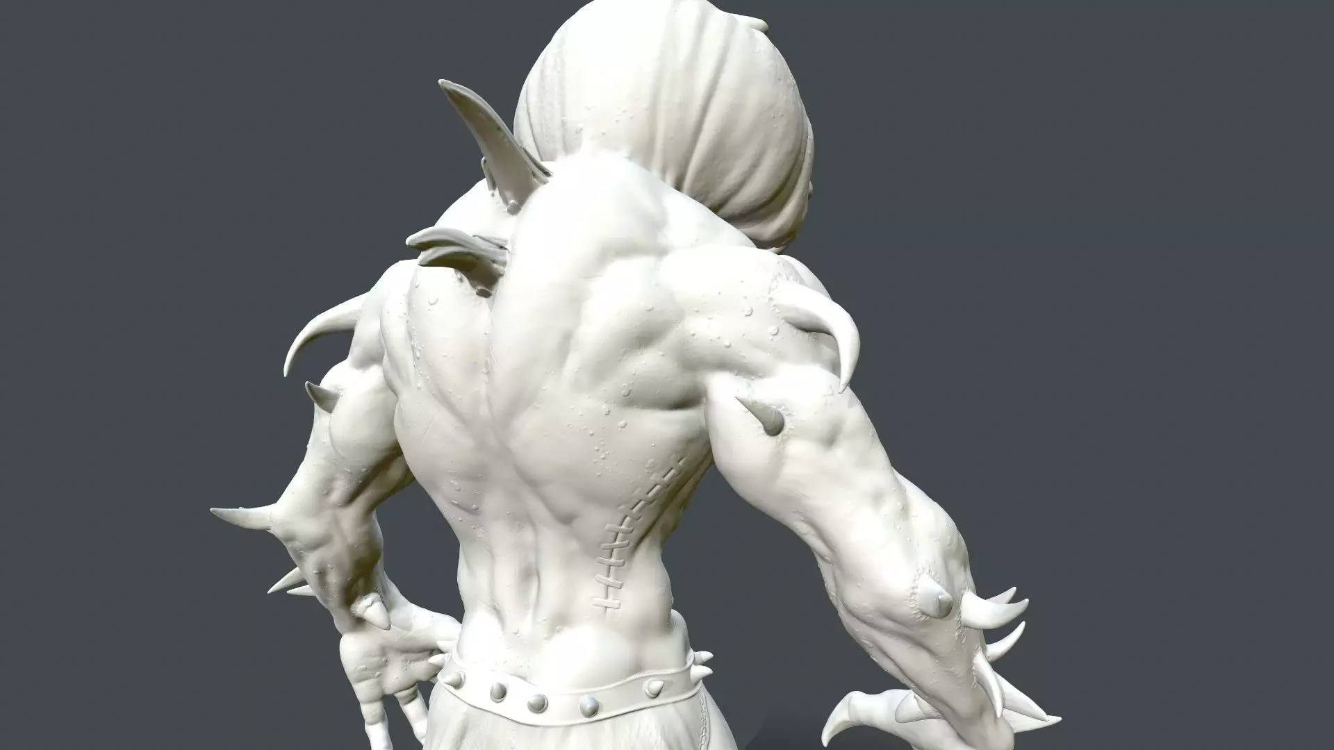 Horrors Pumpkin Jack STL      3D print model_5