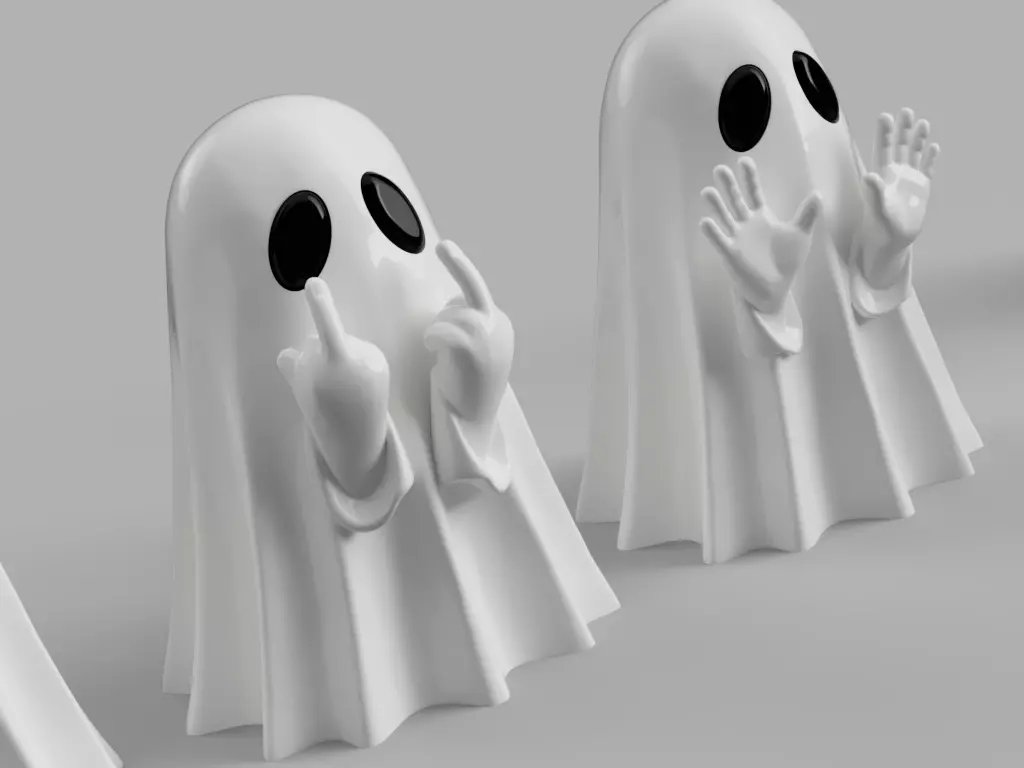 Spooky Ghost Gang 3D print model_3