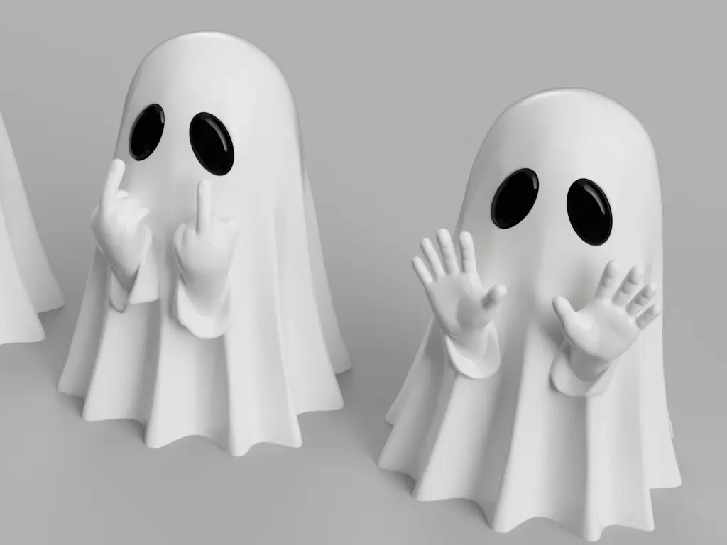 Spooky Ghost Gang 3D print model_2