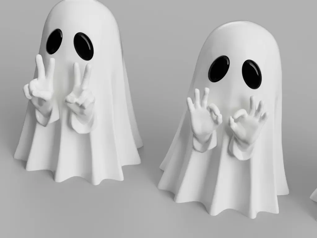 Spooky Ghost Gang 3D print model_1