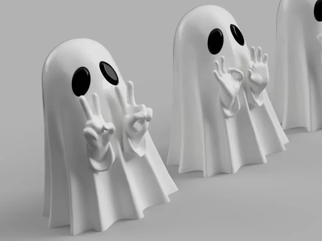 Spooky Ghost Gang 3D print model_4
