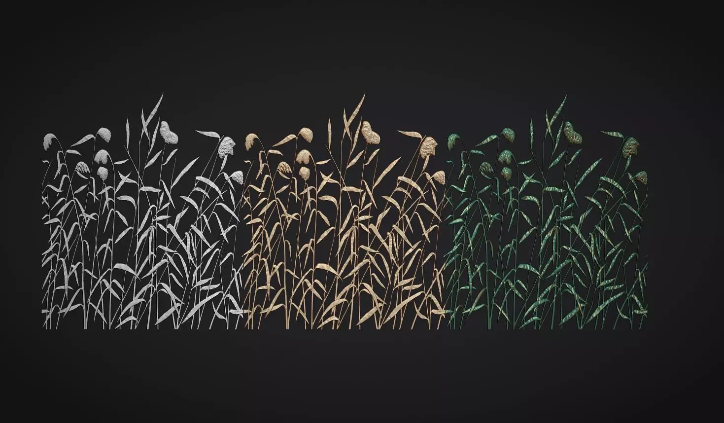 Botanical wall decor 3d Model 3D print model_7