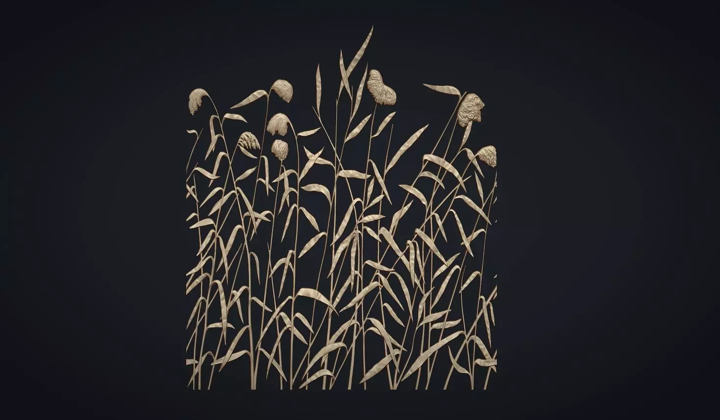 Botanical wall decor 3d Model 3D print model_3