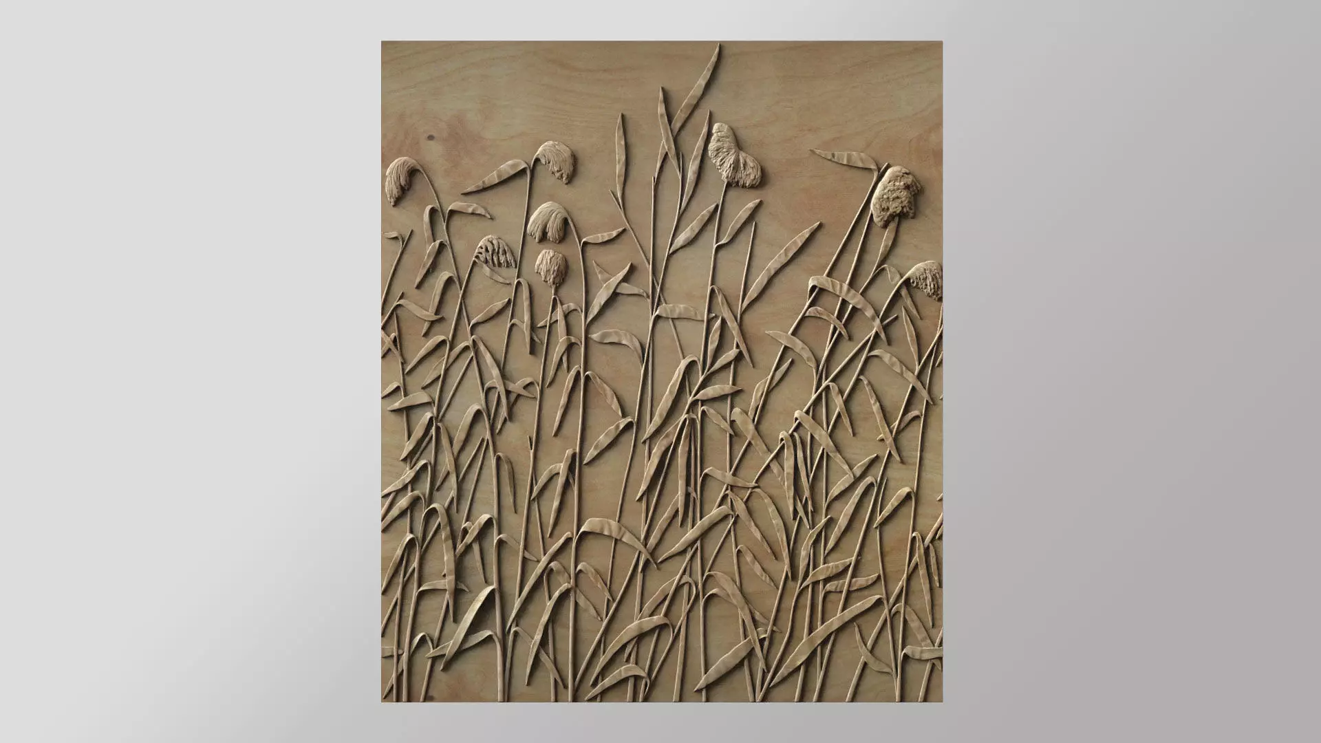 Botanical wall decor 3d Model 3D print model_1