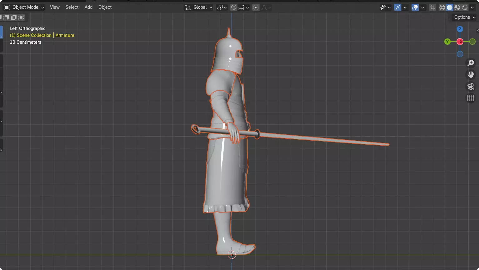 Tang Dynasty MoDao General Fully Armored Elite Soldier UE Low-poly 3D model_19