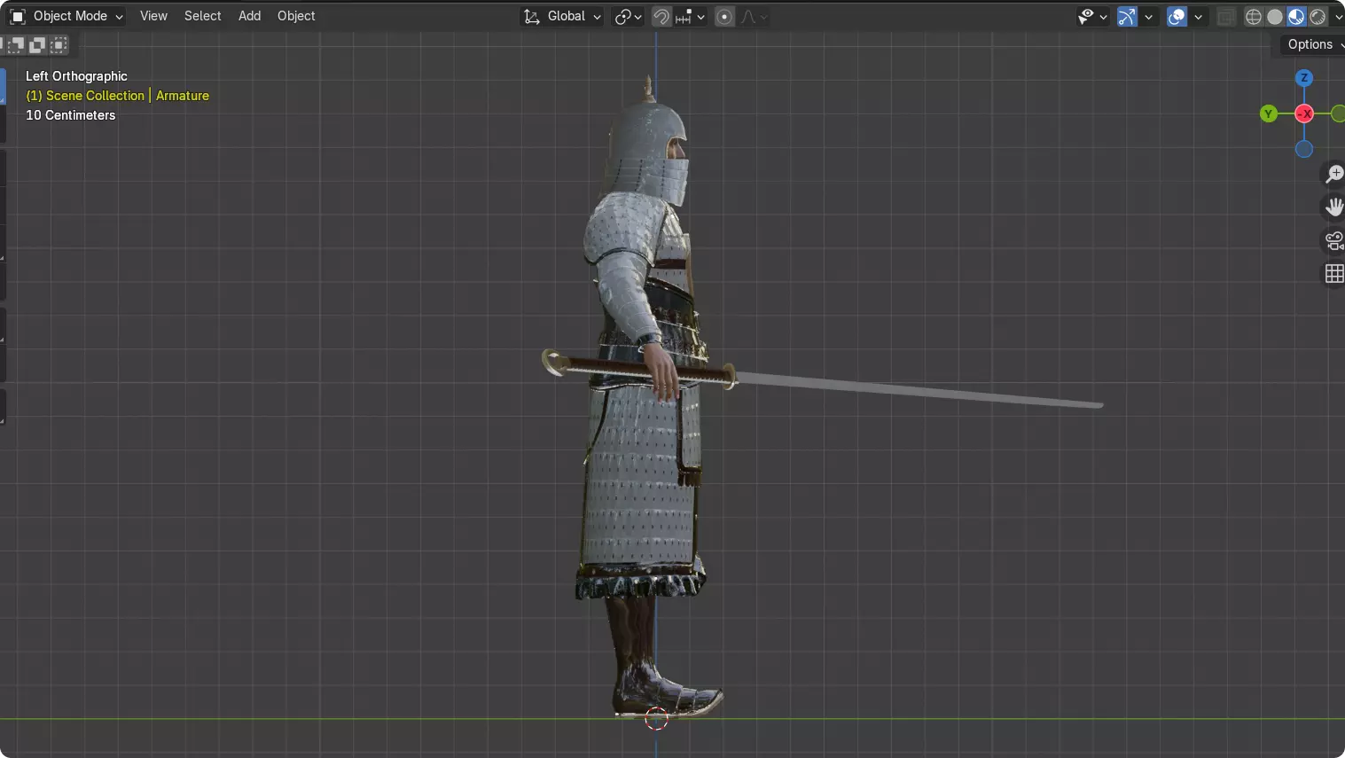 Tang Dynasty MoDao General Fully Armored Elite Soldier UE Low-poly 3D model_20