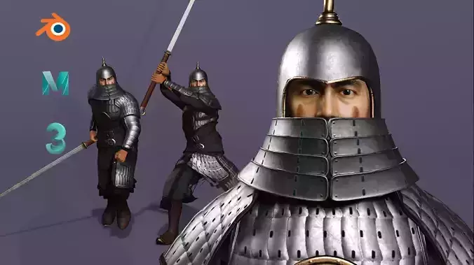 Tang Dynasty MoDao General Fully Armored Elite Soldier UE